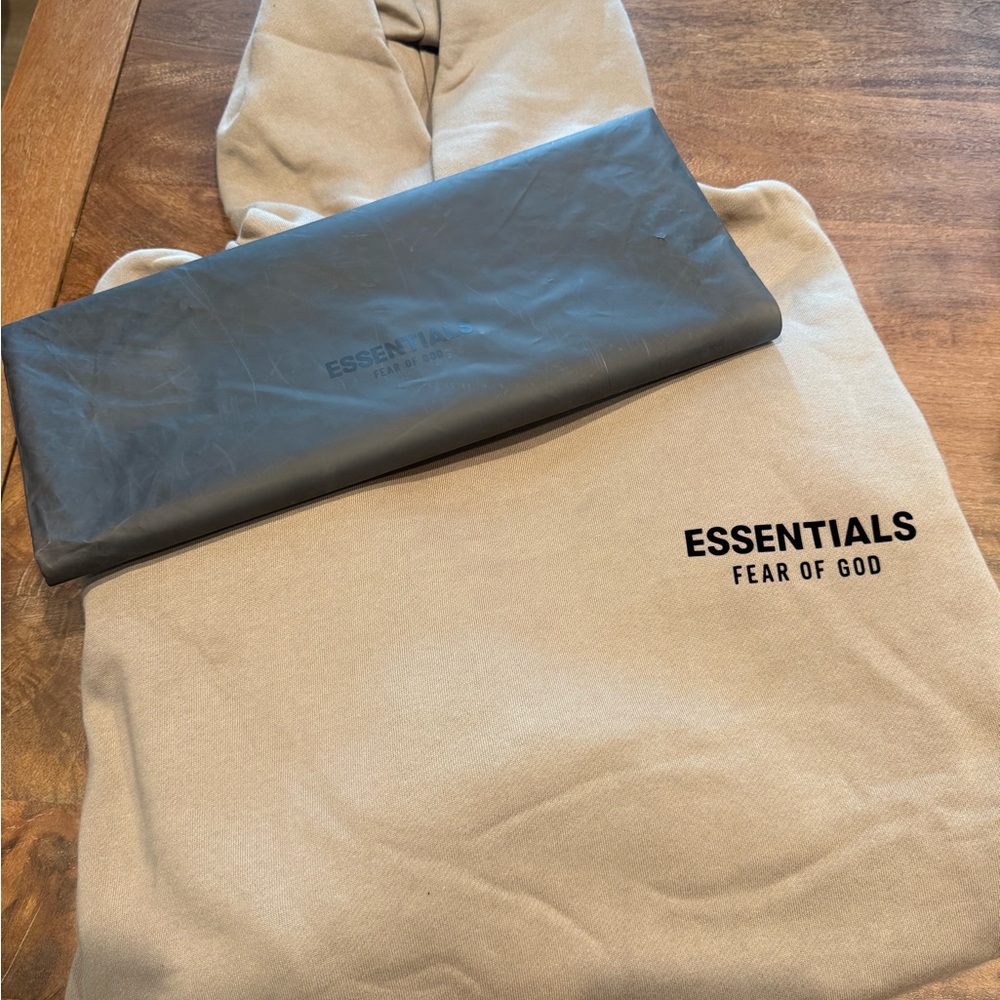 Essentials Fear of God Tan Crewneck Sweater